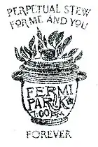 Un scan du même dessin, imprimé avec Print Gocco sur une carte.