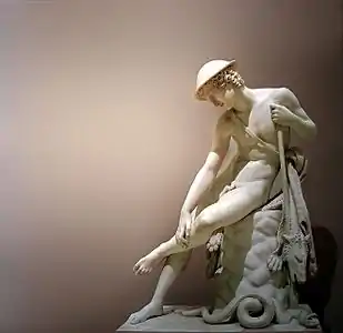 Louis Petitot, Jeune chasseur blessé (1827).