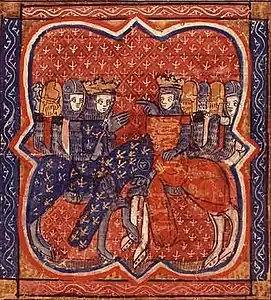 Philippe et Richard à la croisade (Guillaume de Tyr, XIVe siècle).