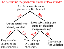Une procédure simplifiée pour déterminer si deux sons représentent les mêmes phonèmes ou différents