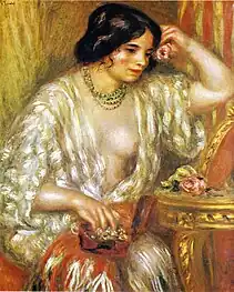 Gabrielle aux bijoux, 1910.