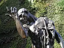 Pierre de Wissant, un des Bourgeois de Calais, par Auguste Rodin