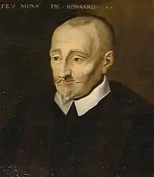 Portrait du poète français Pierre de Ronsard (huile sur toile, Musée des Beaux-arts, Blois, vers 1620