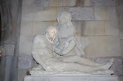 Etain, piéta de Ligier Richier (XVIe siècle).