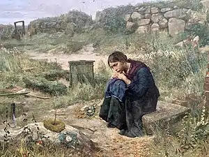 Hans Nikolaj Hansen&nbsp;(da), Pigen paa Kirkegaarden, 1880