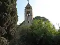 Le clocher de l'ancienne église protestante