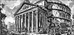 Le Panthéon de Rome, dessin de Piranèse