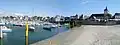Port et église vus de la plage
