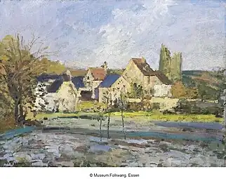 L'Hermitage à Pontoise, 1875-1876Musée Folkwang, Essen
