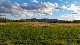 Piste en herbe de l'aérodrome.