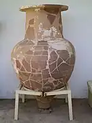 Pithos archaïque VIe&nbsp;siècle&nbsp;av. J.-C. Atelier cycladique