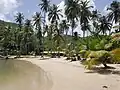 Plage de Marigot Bay.