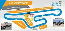 Plan du circuit de Croix en Ternois