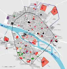 Plan de Paris vers 1300-1330.