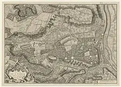 Plan de Saint-Cloud levé par les Srs Parent.