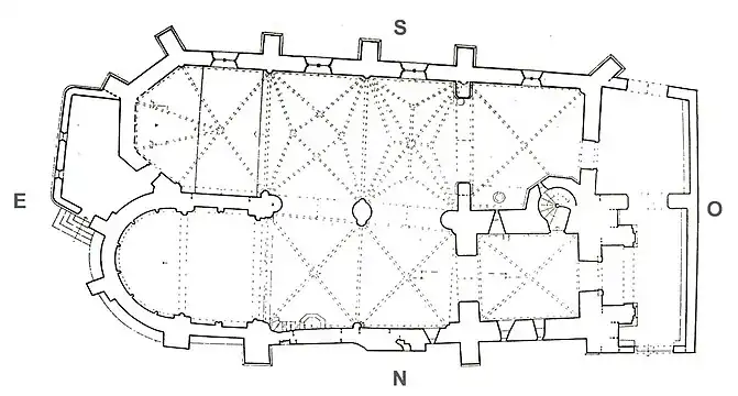 Plan de l'église Saint-Pierre