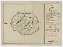 Carte de Marie-Galante, par Delarochette, 1774.