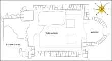 Plan d'un édifice.
