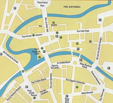 Situation de la rue Victor-Hugo