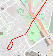 Plan des voies en 1926.