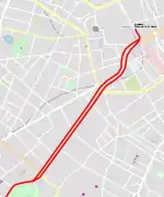 Plan des voies en 1909.