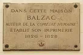 Plaque au no&nbsp;17.