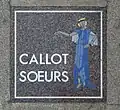 Plaque en hommage à Callot Sœurs.