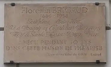 Plaque au no&nbsp;6.