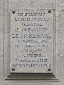 Plaque au no&nbsp;43.