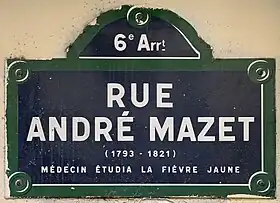 Voir la plaque.