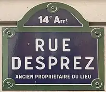 Voir la plaque.