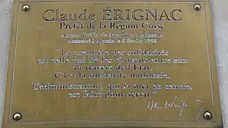Plaque commémorativecliquez dessus pour agrandir