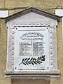 La commune de Le Vézier à ses enfants Morts pour la France.