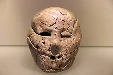 Crane plâtré, Tell es-Sultan, Jéricho, 9000 ans av. J.C.