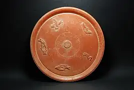 Plat en sigillée,production d'Afrique du Nord, IIIe siècle