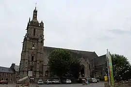 Église Notre-Dame du début XVIe&nbsp;siècle, la tour est de 1554.