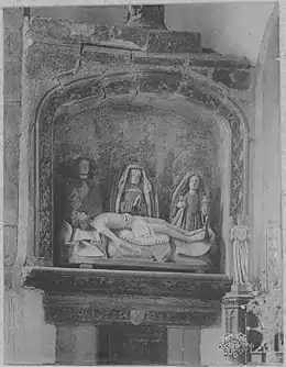 Mise au tombeau (photographie prise vers 1920).