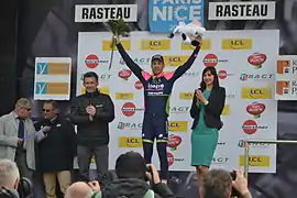 Davide Cimolai vainqueur de l'étape