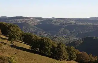 Point de vue depuis la ferme des Crouzets.