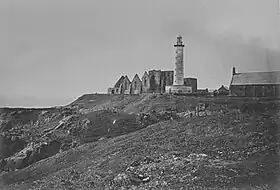 La pointe Saint-Mathieu en 1873 (photo J. Duclos).