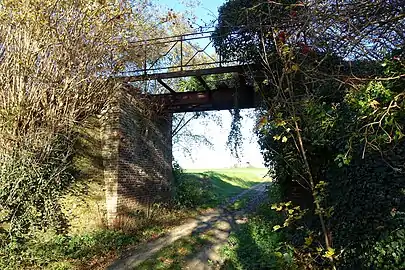 Ancien pont du train Zaman à Wasseiges