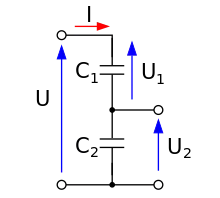 Pont diviseur de tension capacitif