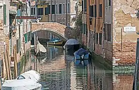 Pont de l'Avogaria et début du rio de Malpaga