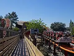 Train sur une voie de garage.