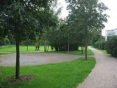 La nouvelle partie ouest du parc.