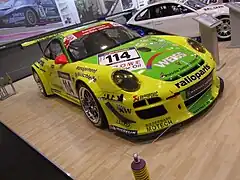 La Porsche 911 (997) GT3 R de 2010.