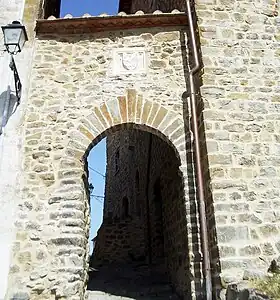 La porte du château.