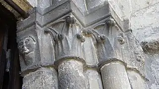 Détail du portail occidental.