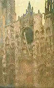 Claude Monet, Cathédrale de Rouen, le portail, effet de matin, 1894.