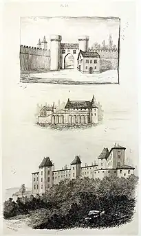 Porte de Saint-Just, Antiquaille et Hospice.